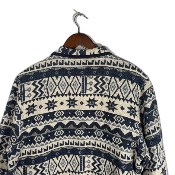 Jane Ashley Canvas Jacket Southwest Aztec Women's Size Large *SPOT* - Picture 9 of 15